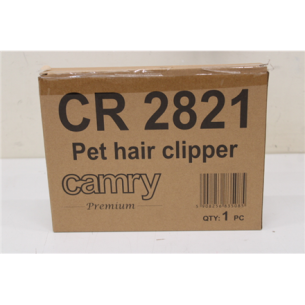 SALE OUT. Camry CR 2821 Hair clipper for pets, Titanium head with ceramic blade, 4 comb attachments: 3, 6, 9, 12 mm - WITHOUT N12 NOOZLE | Camry | CR 2821 | Hair clipper for pets