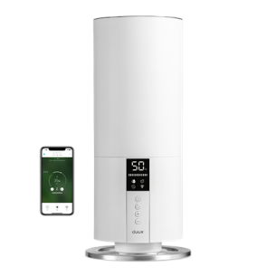 Duux | Niisutaja Gen 2 | Beam Mini Smart | Õhuniisutaja | 20 W | Veepaagi maht 3 L | Sobib kuni 30 m² suurustele ruumidele | Ultraheli | Niisutusvõimsus 300 ml/h | Valge värvus