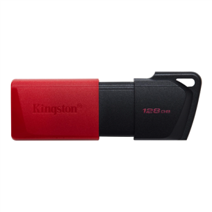 Kingston | USB mälupulk | DataTraveler Exodia | 128 GB | USB 3.2 Gen 1 | Must/punane | Must/punane