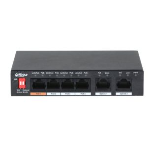 Lüliti | DAHUA | PFS3006-4ET-60 | Tüüp L2 | PoE-pordid 4 | 60 W | DH-PFS3006-4ET-60-V2