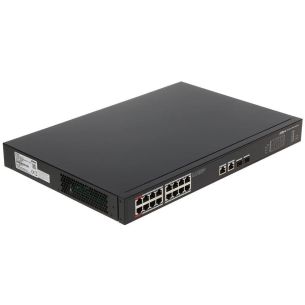 Lüliti | DAHUA | DH-PFS3220-16GT-240-V2 | Tüüp L2 | Lauaarvuti/jalamu | 2xSFP | PoE-portid 16 | 240 W | DH-PFS3220-16GT-240-V2